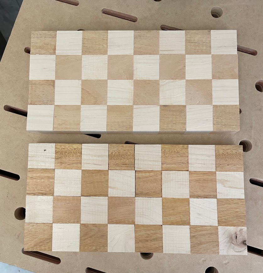 Sanding the board
